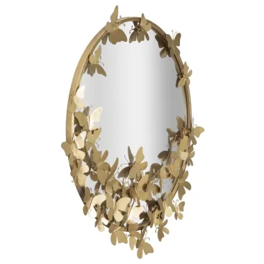LUSTRO FARFALLE Okrągłe 74X4X75 cm (Lustro Ø 60 cm)